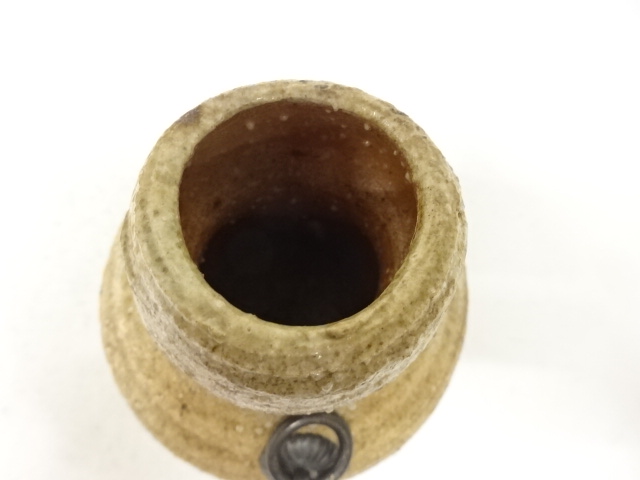  信楽焼　高橋楽斎造　掛花入